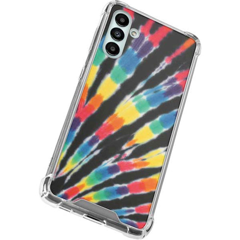 Liquid Blue Tie Dye - Rainbow Galaxy A13 5G Clear Case