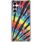 Liquid Blue Tie Dye - Rainbow Galaxy A14 5G Clear Case