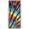 Liquid Blue Tie Dye - Rainbow Galaxy A30 Clear Case