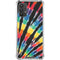 Liquid Blue Tie Dye - Rainbow Galaxy A32 5G Clear Case