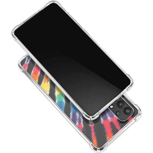 Liquid Blue Tie Dye - Rainbow Galaxy A32 5G Clear Case