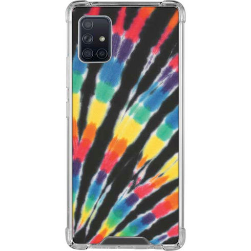 Liquid Blue Tie Dye - Rainbow Galaxy A51 5G Clear Case