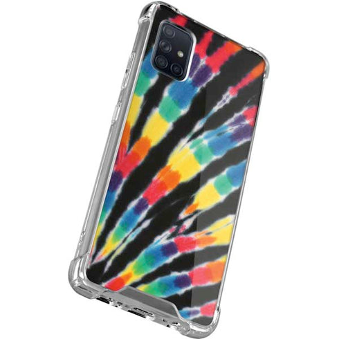 Liquid Blue Tie Dye - Rainbow Galaxy A51 5G Clear Case