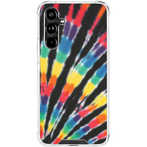 Liquid Blue Tie Dye - Rainbow Galaxy A54 5G Clear Case