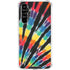 Liquid Blue Tie Dye - Rainbow Galaxy A54 5G Clear Case