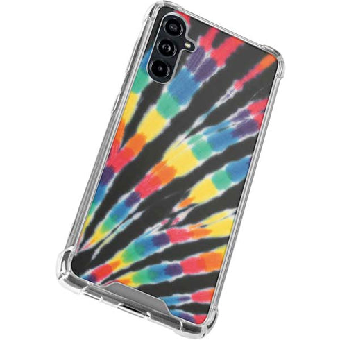 Liquid Blue Tie Dye - Rainbow Galaxy A54 5G Clear Case