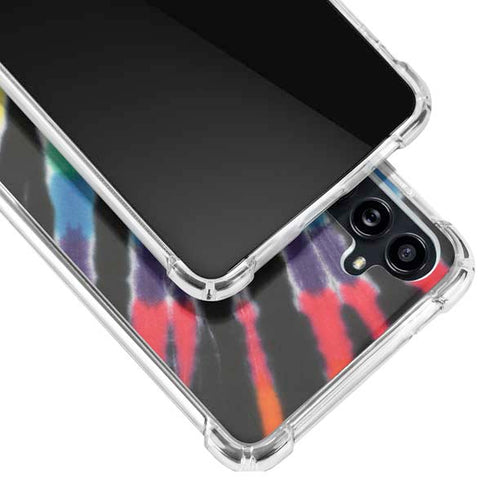 Liquid Blue Tie Dye - Rainbow Galaxy A54 5G Clear Case