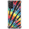 Liquid Blue Tie Dye - Rainbow Galaxy A72 5G Clear Case
