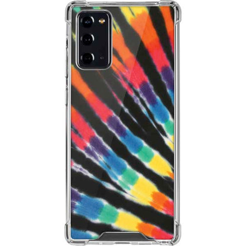 Liquid Blue Tie Dye - Rainbow Galaxy Note20 5G Clear Case