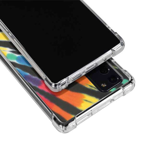 Liquid Blue Tie Dye - Rainbow Galaxy Note20 5G Clear Case