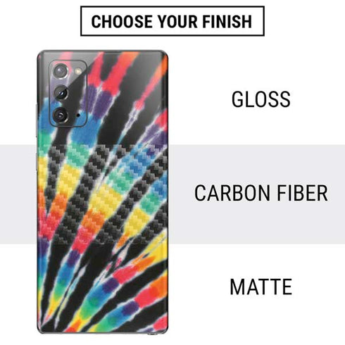 Liquid Blue Tie Dye - Rainbow Galaxy Note20 5G Skin