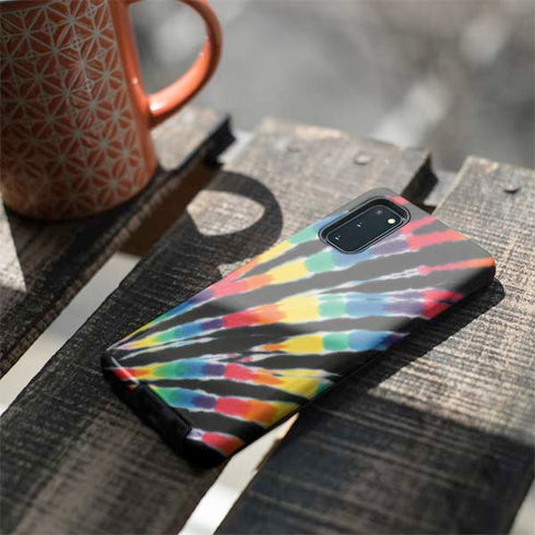 Liquid Blue Tie Dye - Rainbow Galaxy S20 Pro Case