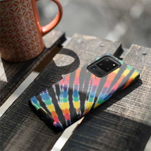 Liquid Blue Tie Dye - Rainbow Galaxy S20 Ultra 5G Pro Case