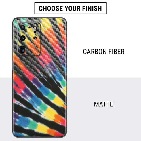 Liquid Blue Tie Dye - Rainbow Galaxy S20 Ultra 5G Skin