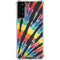 Liquid Blue Tie Dye - Rainbow Galaxy S21 FE Clear Case