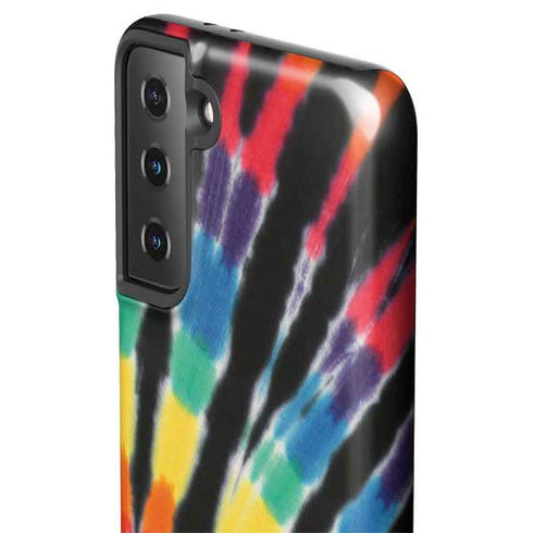 Liquid Blue Tie Dye - Rainbow Galaxy S21 FE Pro Case