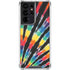 Liquid Blue Tie Dye - Rainbow Galaxy S21 Ultra 5G Clear Case