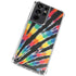 Liquid Blue Tie Dye - Rainbow Galaxy S21 Ultra 5G Clear Case