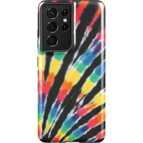 Liquid Blue Tie Dye - Rainbow Galaxy S21 Ultra 5G Pro Case