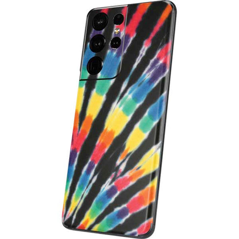 Liquid Blue Tie Dye - Rainbow Galaxy S21 Ultra 5G Skin