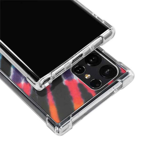 Liquid Blue Tie Dye - Rainbow Galaxy S22 Ultra Clear Case
