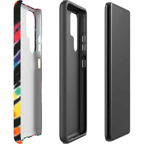 Liquid Blue Tie Dye - Rainbow Galaxy S22 Ultra Pro Case