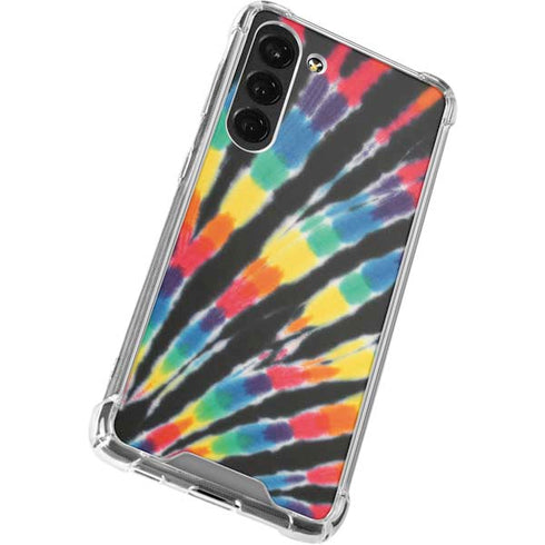 Liquid Blue Tie Dye - Rainbow Galaxy S23 Plus Clear Case