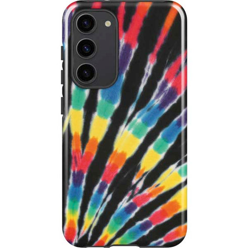 Liquid Blue Tie Dye - Rainbow Galaxy S23 Plus Pro Case