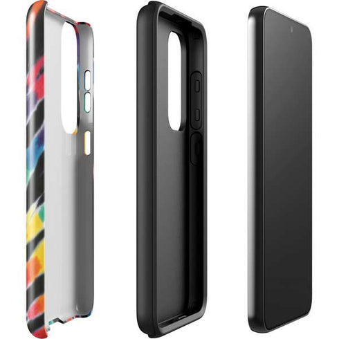 Liquid Blue Tie Dye - Rainbow Galaxy S23 Plus Pro Case