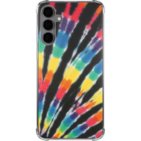Liquid Blue Tie Dye - Rainbow Galaxy S24 Plus Clear Case