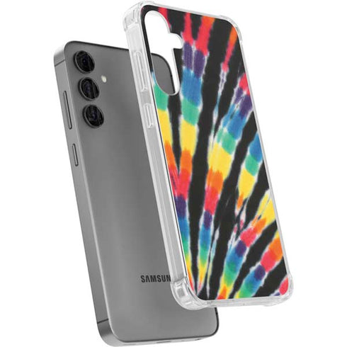 Liquid Blue Tie Dye - Rainbow Galaxy S24 Plus Clear Case