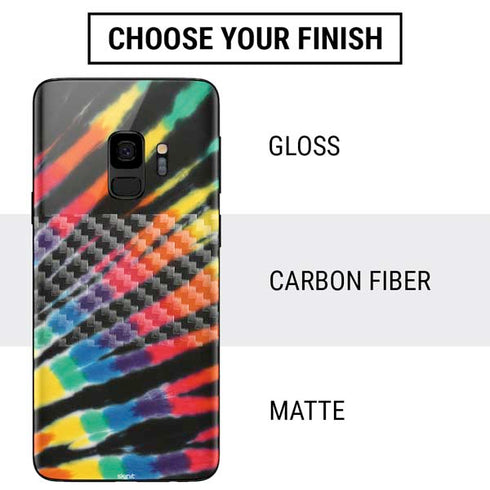 Liquid Blue Tie Dye - Rainbow Galaxy S9 Skin