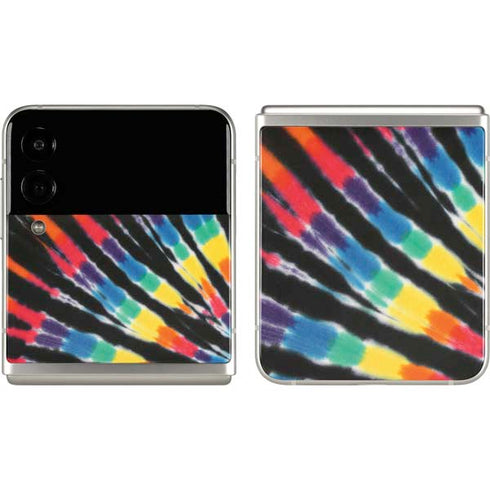 Liquid Blue Tie Dye - Rainbow Galaxy Z Flip3 5G Skin