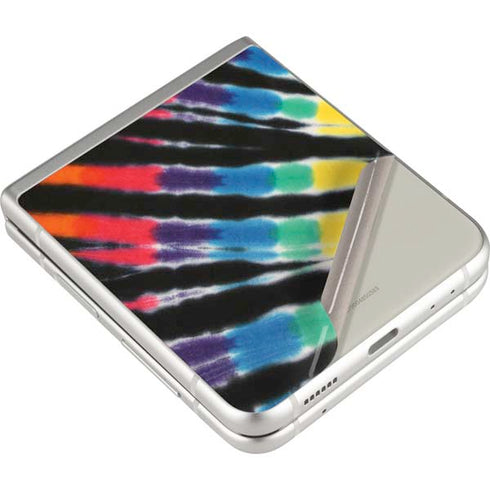 Liquid Blue Tie Dye - Rainbow Galaxy Z Flip3 5G Skin
