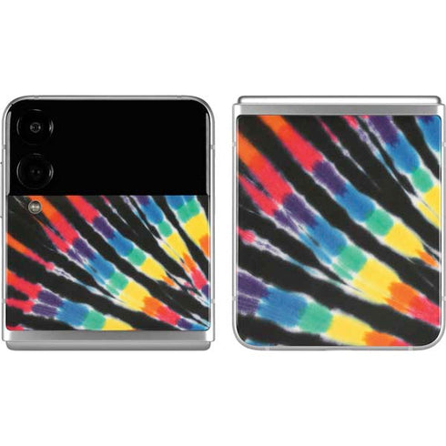 Liquid Blue Tie Dye - Rainbow Galaxy Z Flip4 5G Skin
