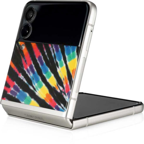 Liquid Blue Tie Dye - Rainbow Galaxy Z Flip4 5G Skin