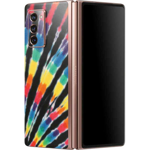 Liquid Blue Tie Dye - Rainbow Galaxy Z Fold2 5G Skin