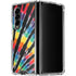 Liquid Blue Tie Dye - Rainbow Galaxy Z Fold4 5G Clear Case