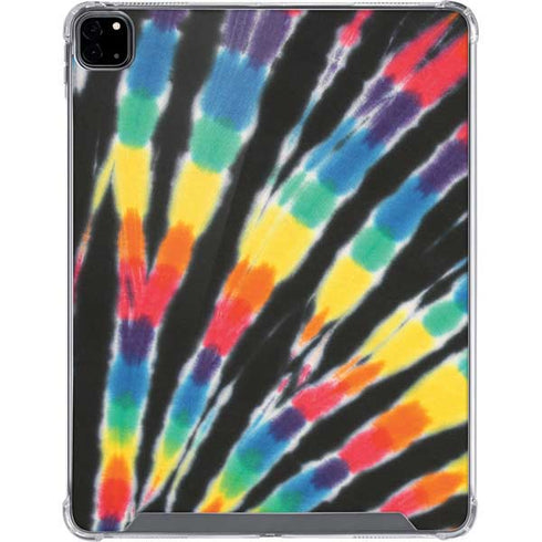 Liquid Blue Tie Dye - Rainbow iPad Pro 12.9in (2020) Clear Case