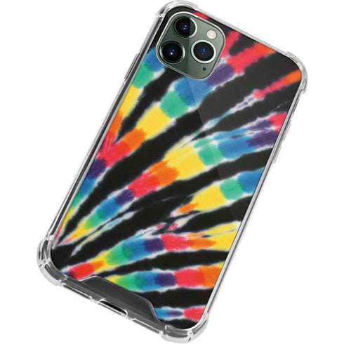 Liquid Blue Tie Dye - Rainbow iPhone 11 Pro Max Clear Case