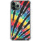 Liquid Blue Tie Dye - Rainbow iPhone 11 Pro Max Clear Case