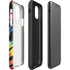 Liquid Blue Tie Dye - Rainbow iPhone 11 Pro Max Impact Case