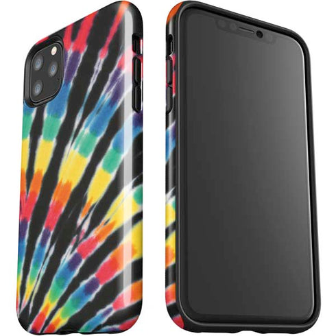 Liquid Blue Tie Dye - Rainbow iPhone 11 Pro Max Impact Case