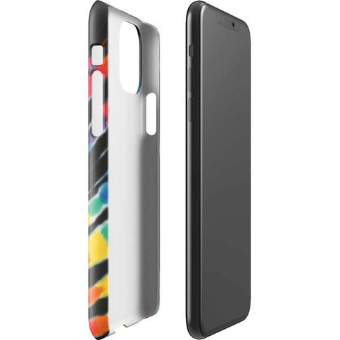 Liquid Blue Tie Dye - Rainbow iPhone 11 Pro Max Lite Case