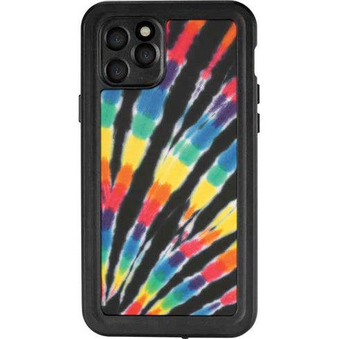 Liquid Blue Tie Dye - Rainbow iPhone 11 Pro Waterproof Case