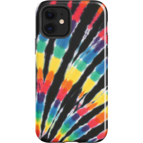 Liquid Blue Tie Dye - Rainbow iPhone 12 Impact Case
