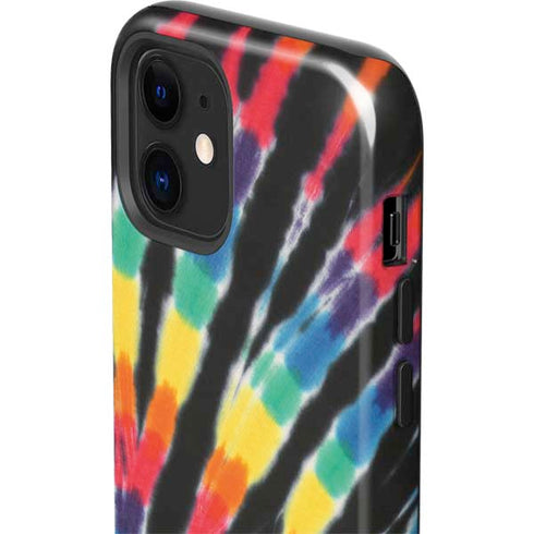 Liquid Blue Tie Dye - Rainbow iPhone 12 Impact Case