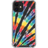 Liquid Blue Tie Dye - Rainbow iPhone 12 Mini Clear Case