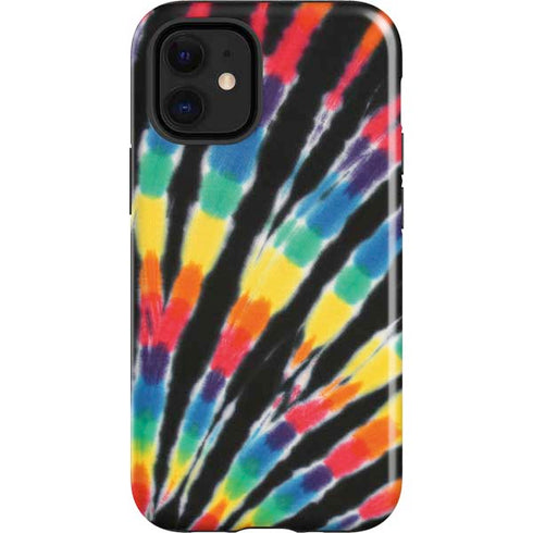 Liquid Blue Tie Dye - Rainbow iPhone 12 Mini Impact Case