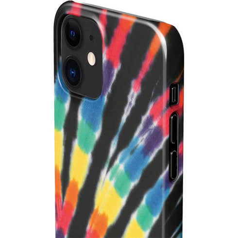 Liquid Blue Tie Dye - Rainbow iPhone 12 Mini Lite Case